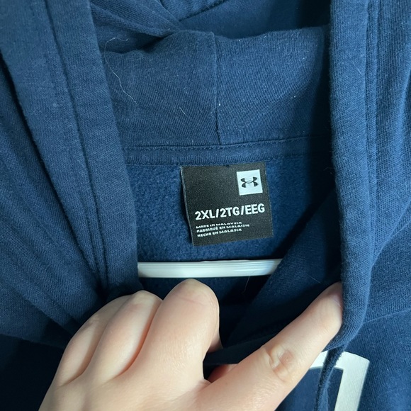 SOLD!❌ - Under Armour Blue Hoodie - Picture 3 of 3